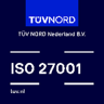 ISO 27001 certified by TÜV NORD Nederland