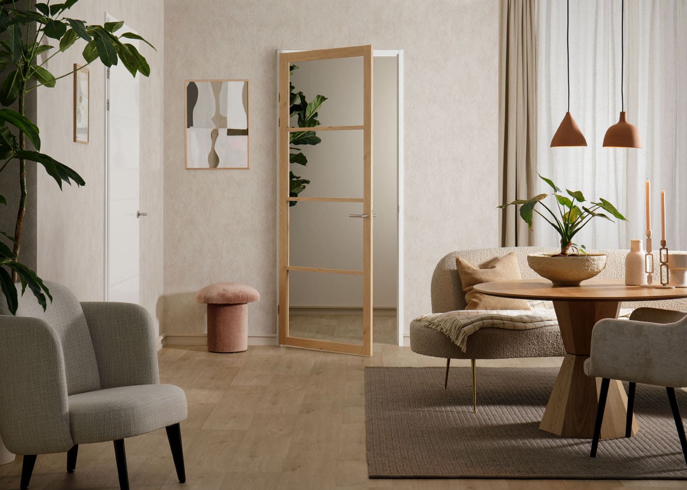 A Svedex interior door