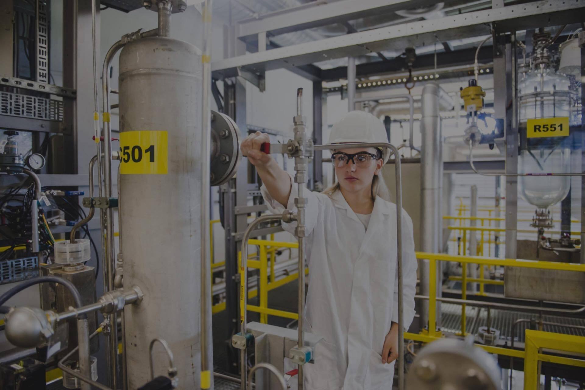 Students in the practical training factory at VISTA college